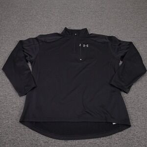 Under Armour Sweater Shirt XL 1/4 Zip ColdGear Thermal Fleece Base Layer